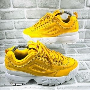 Fila Disruptor 2 Premium Repeat GS Women’s Size 9 Canary Yellow